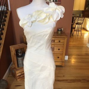 White formal dress